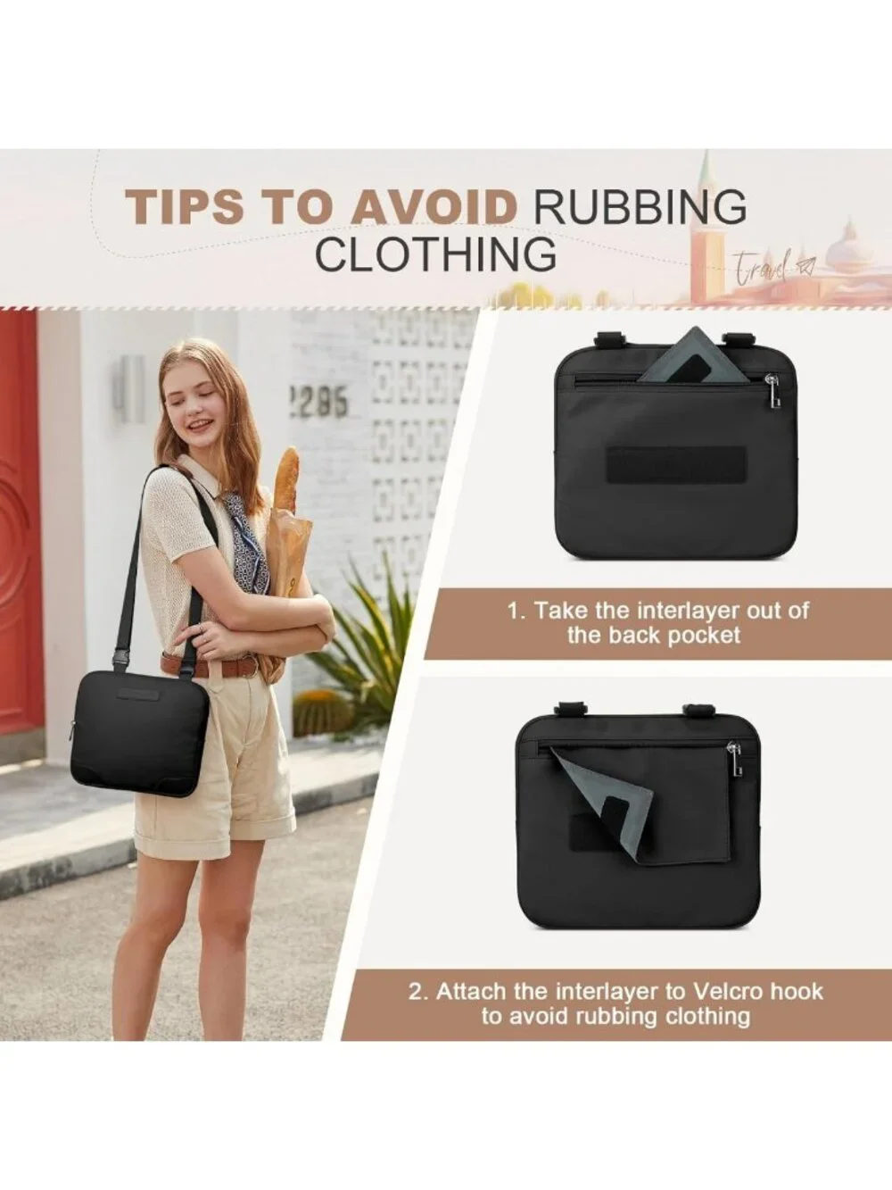 Lightweight Waterproof Travel Backpack with 17